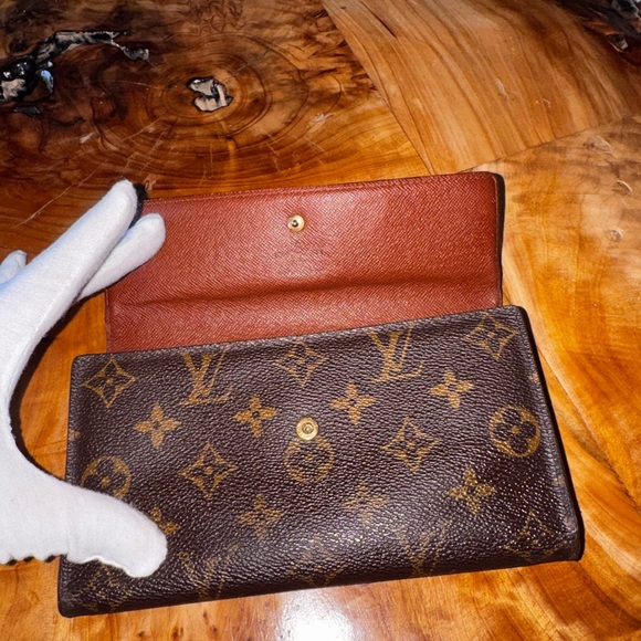 🔥Louis Vuitton monogram international long wallet vintage 2000 made in france - Picture 7 of 14